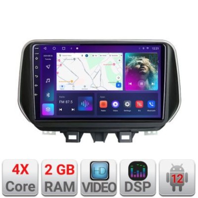 Navigatie HHyundai Tucson 2019 Quad Core A-1135 2+32 GB Android Waze USB Navigatie Internet Youtube Radio CarStore Technology foto