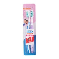 Oral-B Delicate White Set de periuțe de dinți Mediu 2 bucăți