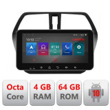 Navigatie dedicata Suzuki S-Cross Quad Core I-337 4+64 Lenovo ecran 10.33&quot; Android Waze USB Navigatie Internet Youtube Radio CarStore Technology, EDOTEC