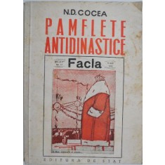 Pamflete antidinastice &ndash; N. D. Cocea