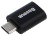 Adapter USB 3.2 Gen 2 USB A la USB C negru, Baseus
