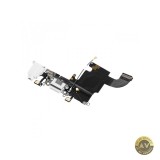 Banda cu Conector Incarcare - Audio - Microfon Apple iPhone 6s Alb