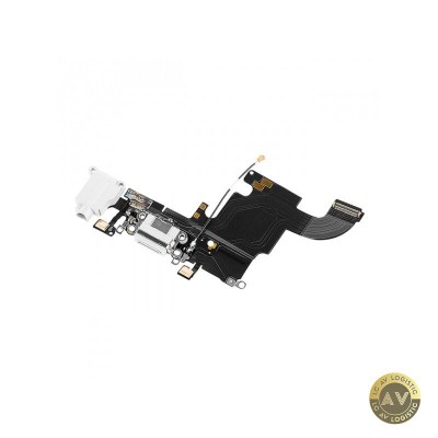 Banda cu Conector Incarcare - Audio - Microfon Apple iPhone 6s Alb foto
