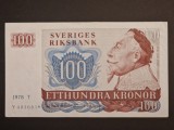 100 Kronor 1978 Suedia XF+
