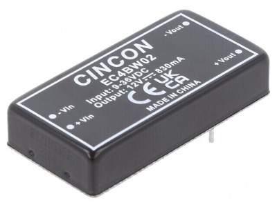Convertor DC/DC 10W 9-36V la 12V 830mA 2x1 foto