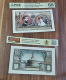 REPRODUCERE pe hartie cu filigran si fire UV bancnota 100 lei 1930