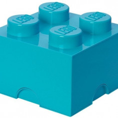 LEGO Cutii depozitare: Cutie depozitare LEGO 4 turcoaz