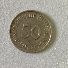 Moneda 50 PFENNIG - 1981 F - Germania - KM 109.2 (259)