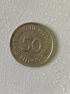 Moneda 50 PFENNIG - 1981 F - Germania - KM 109.2 (259) foto