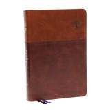 NKJV, Matthew Henry Daily Devotional Bible, Leathersoft, Brown, Red Letter, Thumb Indexed, Comfort Print
