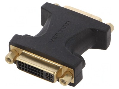 Adaptor DVI-I Dual Link Negru foto