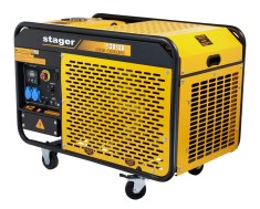 Stager YDE12E Generator open-frame 10kVA, 39A, 3000rpm, monofazat, diesel, foto