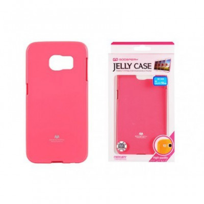 Husa Mercury Jelly Samsung G928 Galaxy S6 Edge+ Roz Blister foto