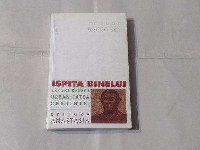TEODOR BACONSKY - ISPITA BINELUI eseuri despre urbanitatea credintei foto