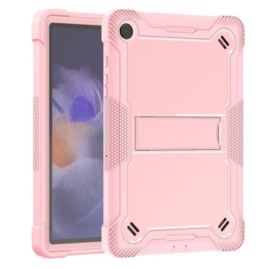 Husa pentru Samsung Galaxy Tab A9 Plus + Folie - Techsuit Rugged TabShell - Rose Gold