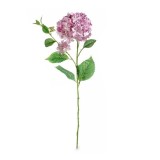 Cumpara ieftin Hortensie artificiala roz intens verde 88 cm