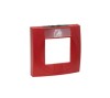 HW Carcasa buton Esser 704900 cu geam rosu sim. RAL