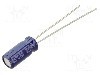 Condensator electrolitic, 4,7&micro;F, 50V DC, -40...85&deg;C, PANASONIC - ECA1HM4R7