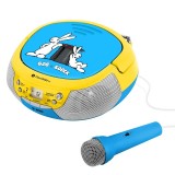 Cumpara ieftin Radio CD pentru copii GoGEN BOB AND BOBEK, 2 x 0,8 W, Bluetooth, karaoke,
