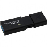 Stick USB Kingston Clasa 10, DataTraveler 100 G3, 8GB, USB 3.0, Negru, Bulk, 8 GB