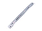 Mini-riglă autoadezivă cu cifre verticale, 11mm, plastic