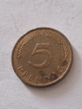 5 pfenning 1989 D