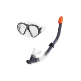 Masca si tub de inot, Model clasic, Antracit, ATU-V5702