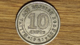 Malaya &amp; british Borneo -moneda de colectie - 10 cents 1961 -Elisabeta- superba!, Asia