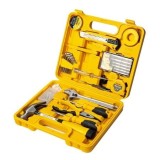 Cumpara ieftin Set multifunctional, 28 piese, pentru uz casnic, cutie de depozitare inclusa, galben