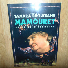 Program Teatru Bulandra -Mamouret -Tamara Buciuceanu