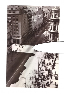 CP Bucuresti - Pe b-dul Gheorghe Gheorgiu-Dej, RSR, circulata 1966, stare buna foto