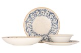 Bonna Set de vesela (Large) - Viento - 24 bucăți - 6 persoane - Porţelan