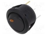 Comutator Rocker SPST ON-OFF 20A 12V LED negru pe panou Switch Components
