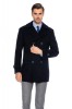 Palton barbati bleumarin la doua randuri de nasturi B170, 44, 46, 52, 58, 60