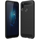 Husa TPU Forcell Carbon pentru Huawei P20 Lite, Neagra