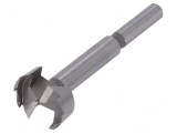 Burghiu pentru lemn 26mm x 90mm, suport 8mm