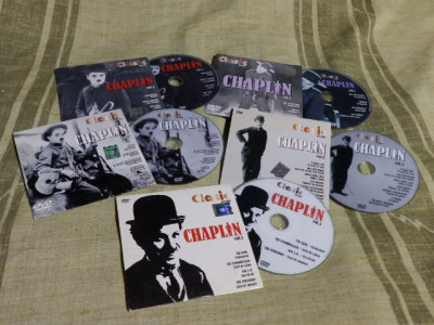 CHARLIE CHAPLIN Lot filme comedie DVD de coloectie 5 bucati foto