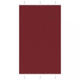 VidaXL Jaluzea plisată Bordeaux Roșu 115x200 cm Lățime țesătură