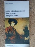 Cele cincisprezece discursuri despre arta- Joshua Reynolds