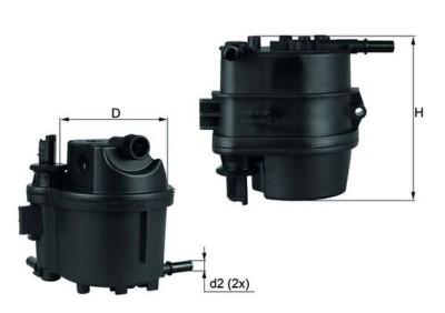 MAHLE KL 779 filtru combustibil foto