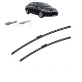 Cumpara ieftin Set 2 Stergatoare CITROEN C4 I Saloon 2006-2014, pentru parbriz, Bosch Aerotwin