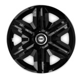 Cumpara ieftin Set 4 capace roti Hubcaps fast black R16 pentru gama auto Fiat, Autohelix MSA