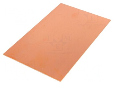 Placă Laminată FR4 1.5mm 160x100mm Epoxidică foto