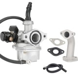 Carburator ATV 107cc + Gat, Soc Manual, Garnitura Textolid - TMMP