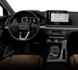 Folie Protectie Navigatie Audi Q5 2020-2024, Duragon, protectie Display Navigatie, silicon Transparent, Anti-zgarieturi, kit instalare
