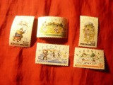 Serie Romania 1960 Sport Copii , 5 valori