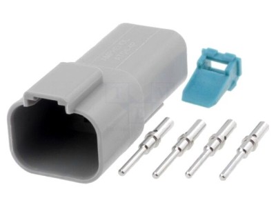 Conector cablu-cablu 4 pini crimpat foto