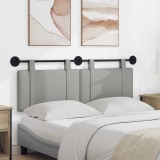 vidaXL Cap de pat suspendat Simplu Gri nori 130 x 55 x 5 cm țesătură 42031405