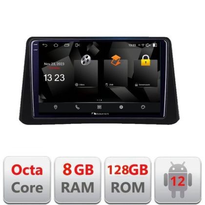 Navigatie Opel Mokka 2012-2016 5960Pro-MOKKA1 Android Octa Core Qualcomm 2K Qled 8+128 DTS DSP 360 4G Optical v1 CarStore Technology