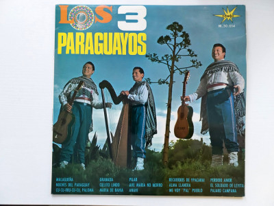 Los 3 Paraguayos &amp;ndash; disc vinil Latin Style: Salsa, Samba Year 1966 foto